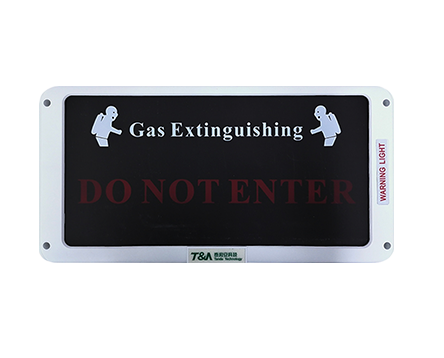 Gas Extinguishing Warning Indicator