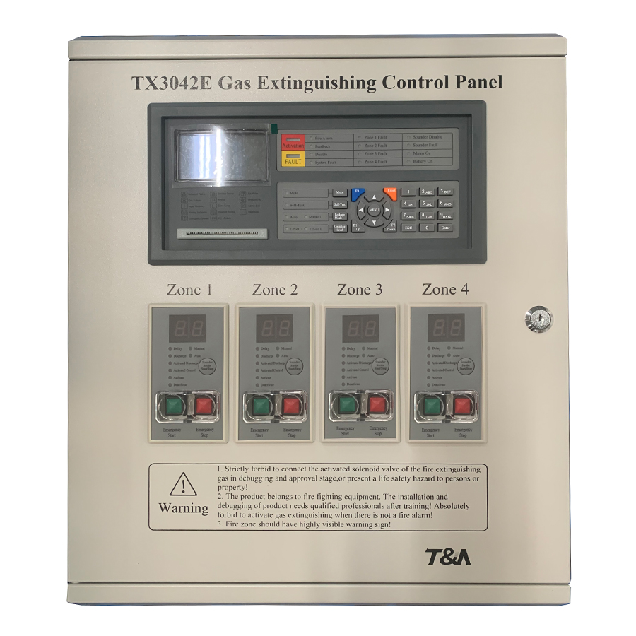 TX3042E Gas Extinguishing Control Panel title=