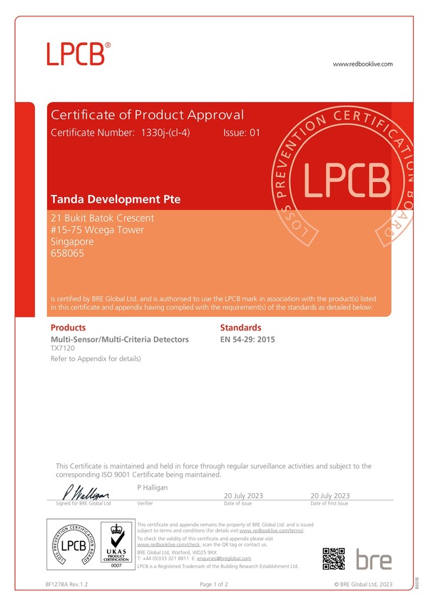 LPCB Certification